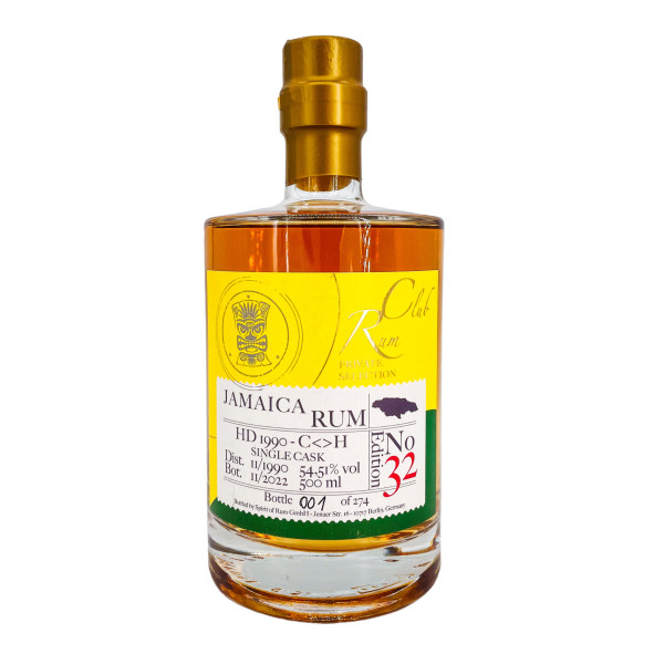 RumClub Private Selection Edition 32 "Jamaica HD 1990 C H"