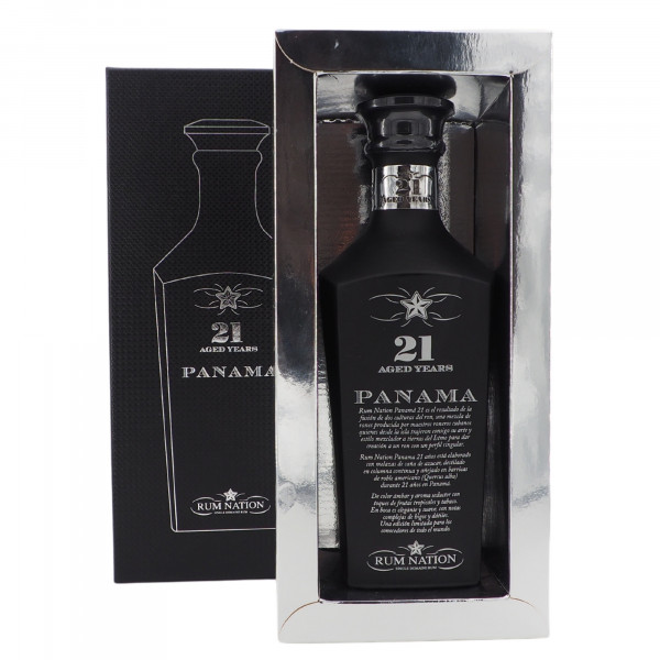 Rum Nation Panama 21 Years Black Decanter Edition