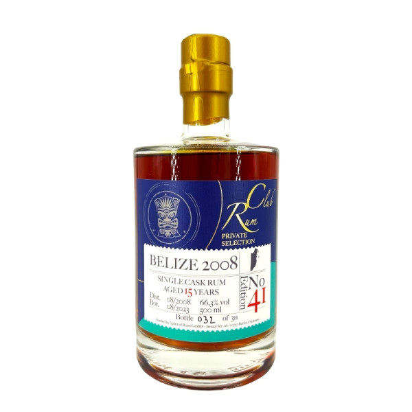 Rum Club Private Selection Edition 41 Belize 2008