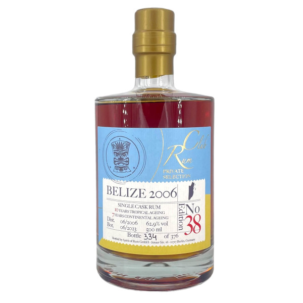 RumClub Private Selection - Edition 38 Belize 2006