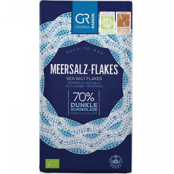 Georgia Ramon Meersalz-Flakes 70% BIO Schokolade