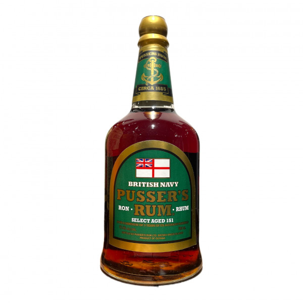 Pusser`s British Navy Rum Green Label Select 151