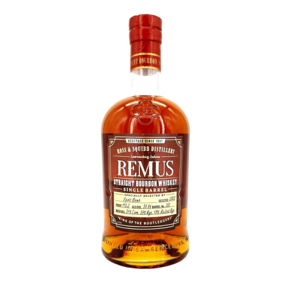 Remus Straight Bourbon Whisky Single Barrel for Spirit Bomb