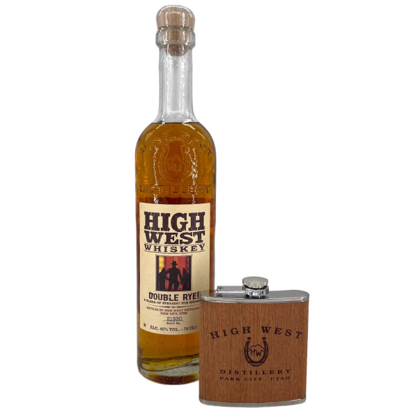 High West Whiskey Double Rye + 1 Flachmann
